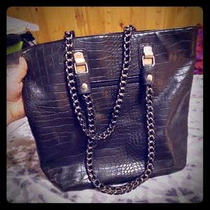 Bueno black leather Purse